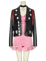 Pokemon Schwert Schild Marnie Outfit Cosplay Kostüm Halloween