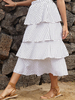 Polka Dot Tiered Skirt Rüschen Sommerrock