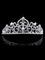 Prinzessin Tiara Wedding Crown Bridal Headpieces Strasssteine königlichen Haarschmuck