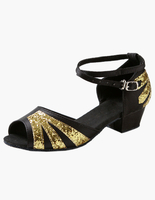 Professionelle Ankle Strap Satin Latein Tanzschuhe