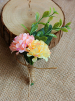 Prom Boutonniere Blumen Hochzeit Zubehör für Männer