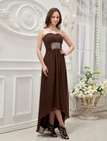 Prom-Kleid in Schokolade-Farbe