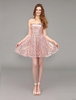 Prom-Kleid mit Pailletten in Rosa