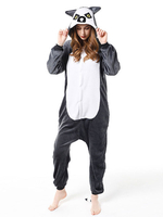 Pyjamas Kigurumi Eule Onesie Adult Coffee Brown Flanell Jumpsuit Kostüme Cosplay Karneval Kostüm