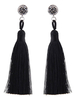 Quaste Ohrringe Fringe Strass baumeln Ohrringe