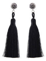 Quaste Ohrringe Fringe Strass baumeln Ohrringe