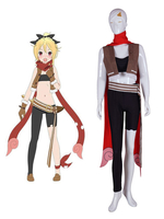 Re Zero Startleben in einer anderen Welt Filz Fünfteiler Set Cosplay Kostüm Karneval Kostüm