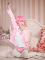 Re Zero Startleben in einer anderen Welt Rem Ram Pyjamas Katze Ohren Schlafzimmer tragen Cosplay Kostüm Set