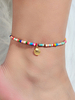 Regenbogen Perlen Fußkettchen Knöchel Armband Frauen Schmuck
