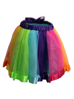 Regenbogen Petticoat Rock Tüll Frauen Bottoms