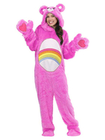 Regenbogen trägt Pyjamas Kigurumi Onesie Erwachsene Unisex Rosa Kapuzen Winter Karneval Kostüm Halloween