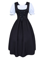 Retro Kostüme Frauen Vintage Kleid 18. Jahrhundert Kostüm Cosplay Karneval Kostüm