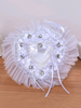 Ring Bearer Pillow White Lace Hochzeit Chic Hochzeit Kissen