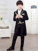 Ring Bearer Suits Jungen Schwarz 5 Stück Outfit Hochzeit Formelle Kleidung