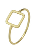 Ring in Golden Schicker Metall für Kreuzfahrt in geometrischer Form Ring