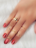 Ringe Set Fingerschmuck 7-teiliger Damenschmuck