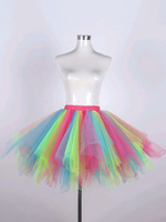 Rock Regenbogen Ombre Frauen Bottoms Petticoat