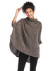Rollkragenponcho Mantel Damen Split Übergroße Oberbekleidung