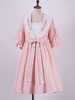 Rosa Lolita OP-Kleid Bow Ruffles Lolita One Piece Kleider