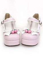 Rosa Platftom Lolita Schuhe für Frauen