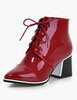 Rot verweist Toe Martin Stiefel