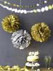 Rote Blume Ball Hochzeit Blumen Deko Kugel 5 Stück Papier
