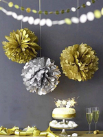 Rote Blume Ball Hochzeit Blumen Deko Kugel 5 Stück Papier