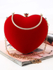 Rote Clutch Taschen Schatz Form Hochzeit Handtasche Braut Abend Party Handtaschen
