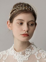 Rote Hochzeit Headpieces Stirnband Tiered Braut Haarschmuck