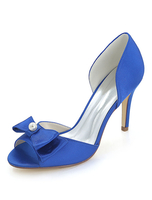 Rote Hochzeit Schuhe High Heel Stiletto Peep Toe Bögen Perlen Braut Pumps