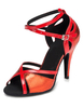 Roter Tanz Sandalen ausgeschnitten Heels für Frauen