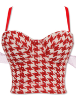 Rotes Cami-Oberteil für Damengurte Ärmellose Polyester-Oberteile aus ärmellosem Polyester
