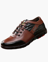 Runde Toe Lace Up Aufzug Schuhe