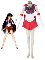 Sailor Moon Sailor Mars Hino Rei Karneval Kostüm Cosplay Kostüm
