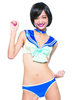 Sailor Moon Sailor Mercury Cosplay Badeanzug Bikini Sexy Dessous Karneval Kostüm