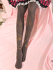 Samt Lolita Strumpf Uhr Reise Heißprägen 600D Winter Lolita Strumpfhose