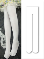 Samt Lolita Strumpfhose aus Volltonfarbe 120D Lolita