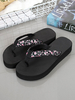 Sandale Hausschuhe Rote Runde Zehen Slip-On Beach Flip Flops