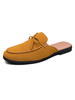 Sandalen für Herren Slip-On Micro Wildleder Gummisohle Solid Color Slip-On Männer Sommer Mules