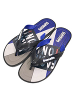 Sandalen Hausschuhe Blau PVC Obere Runde Zehen Slip-On Strand Sandale Flip Flops