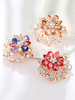 Schicke Broschen Blumenlegierung Strass Hochzeit Broschen