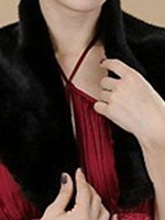 Schickes Hochzeit Cape PAN in Schwarz