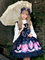 Schickes Lolita Kleid Chiffon mit Rüschen im klassischen & traditionellen Style