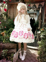 Schickes Lolita Kleid Chiffon mit Rüschen im klassischen & traditionellen Style
