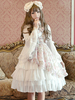 Schickes Lolita Kleid Chiffon mit Trägern und Schleife im süßen und hübschen Style