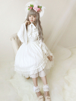 Schickes Lolita Kleid mit Trägern im süßen und hübschen Style und Spitzen