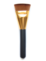 Schickes Make-Up Pinsel Braunschwarz Holz Mikrofaser Make-Up Pinsel