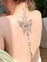 Schmetterling Tattoo Aufkleber Wasserdicht Weibliche Langlebig Sexy