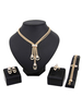Schmuck-Set für Party im eleganten & luxuriösen Stil Schmuck-Set Metall 4 Stk Set