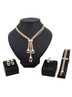 Schmuck-Set für Party im eleganten & luxuriösen Stil Schmuck-Set Metall 4 Stk Set